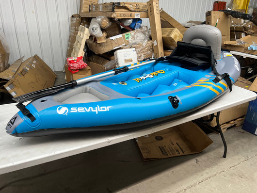 Sevylor Quikpak K1 One Person Kayak, Inflatable- LIGHTLY USED BUT VERY CLEAN!!!!