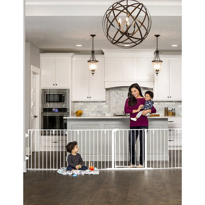 Regalo 6 Panel Super Wide Baby Gate and Play Yard, 2 in 1**New in Box**