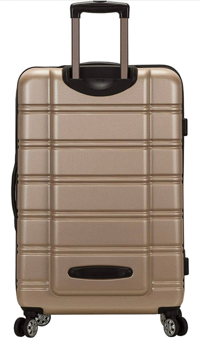 Rockland Melbourne Hardside Expandable Spinner Wheel Luggage, Champagne, 3-Piece Set (20/24/28)- NEW OUT OF BOX!!!