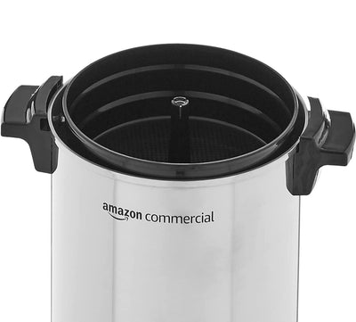 AmazonCommercial Coffee Urn - Aluminum, 40 Cups/6 Liters- NEW IN BOX!!!