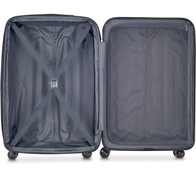 DELSEY Paris Helium Aero Hardside Expandable Luggage with Spinner Wheels, Blue Cobalt, Checked-Medium 25 Inch- NEW OUT OF BOX!!!!
