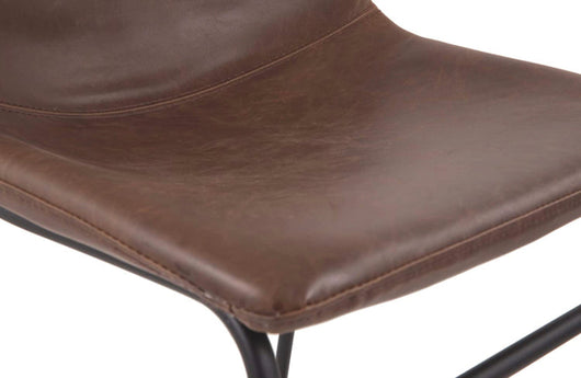 REDUCED!!! Signature Design by Ashley Mid Century Centiar Dining Bucket Chair Set of 2, Black and Brown- NEW IN BOX!!!