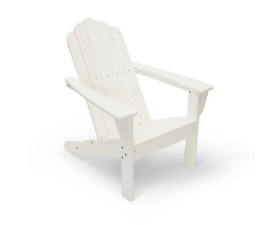 LuXeo Marina White Poly Outdoor Adirondack Chair- NEW IN BOX!!!
