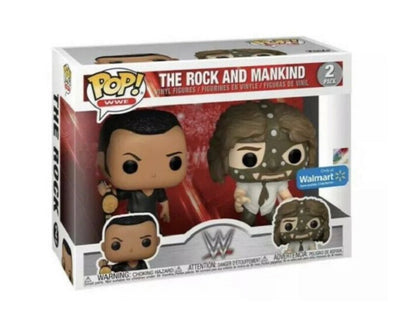 Funko POP! WWE: The Rock vs. Mankind (2 Pack) - new in box
