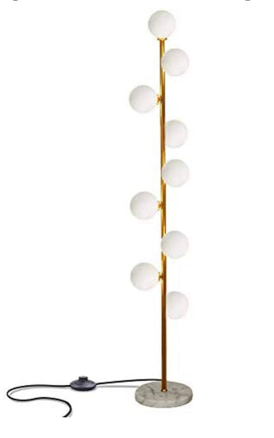 Hsyile Lighting KU300198 Cozy Elegant Modern Creative Floor Lamp for Living Room,Bedroom,Office,9 Lights**New in Box**