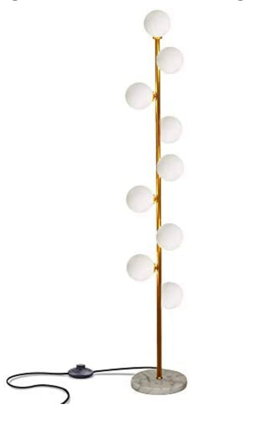 Hsyile Lighting KU300198 Cozy Elegant Modern Creative Floor Lamp for Living Room,Bedroom,Office,9 Lights**New in Box**