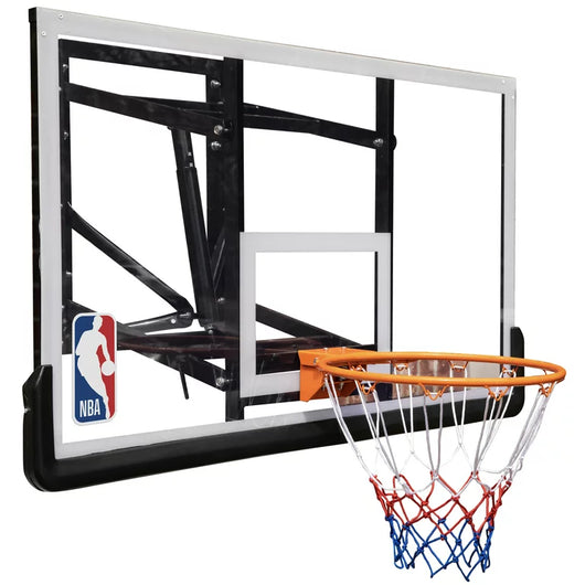 NBA Official 54 In. Wall-Mounted Basketball Hoop with Polycarbonate Backboard**New in box**