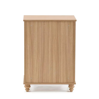 My Texas House Hillcrest Wood 4 Drawer Dresser Nightstand, Light Oak**New in box**