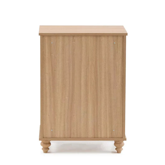 My Texas House Hillcrest Wood 4 Drawer Dresser Nightstand, Light Oak**New in box**