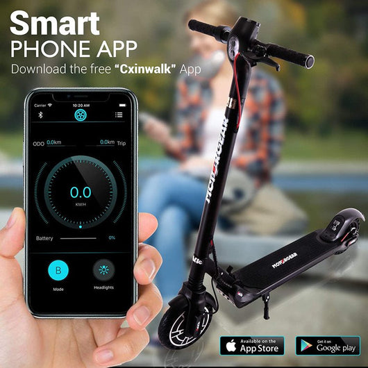 Hurtle Fitness HURES18-M5 - 8.5 In. Foldable Electric Scooter - Upgraded Vacuum Tire Foldable Commuter, Suitable for Adult & Kids**Used very few times**