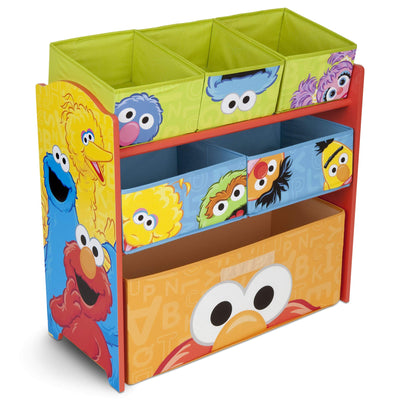 Sesame Street 6 Bin Design and Store Toy Organizer by Delta Children**New in box**