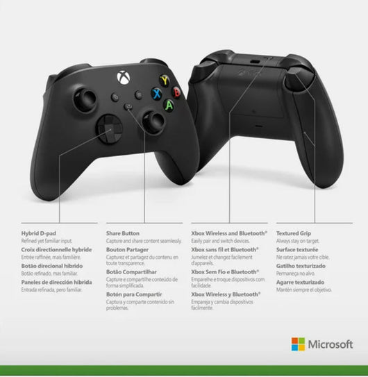 Microsoft Xbox Wireless Controller - Carbon Black- NEW IN BOX!