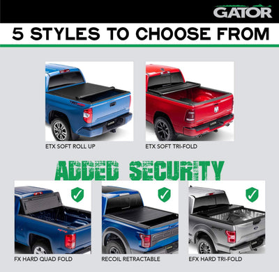 Gator Recoil Retractable Truck Bed Tonneau Cover | G30481 | Fits 2019 - 2023 Chevy/GMC Silverado/Sierra 1500, works w/ MultiPro/Flex tailgate (Will not fit Carbon Pro Bed) 5' 10" Bed (70")- NEW! PLEASE READ DESCRIPTION!