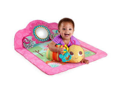 Bright Starts Prop Activity Play Mat with Support Pillow - Flowers & Friends- NEW IN BOX!!!
