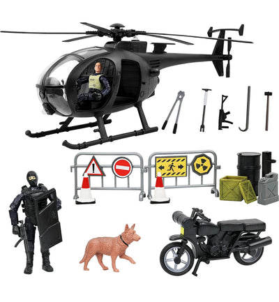 Click N' Play Military SWAT Elite Unit Rescue, 12" Action Figures- NEW IN BOX!!!