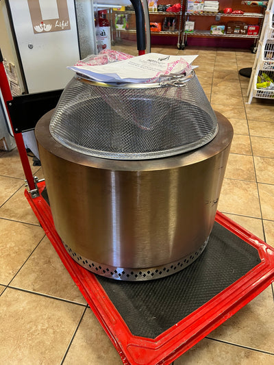 HotShot 22” Wood Burning Fire Pit!! USED - LIGHLTY DIRTY ON THE INSIDE - WORKS GREAT!!