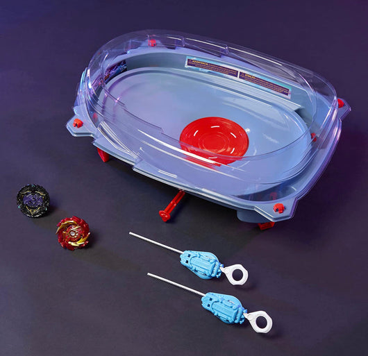 BEYBLADE Burst Surge Speedstorm Motor Strike Battle Set -- Battle Game playset with Motorized Stadium, 2 Battling Top Toys and 2 Launchers- NEW IN BOX!!!