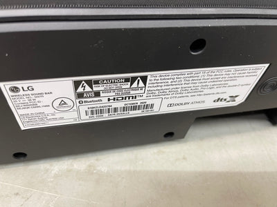 LG SN7R 5.1.2 Channel Bluetooth Home Theater Speaker System SOUNDBAR ONLY- no remote - includes power supply- new / open box item / tested / works great