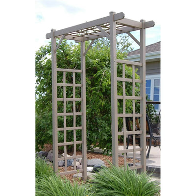 DuraTrel Elmwood 57" x 85" Mocha Vinyl Arbor**New in box**