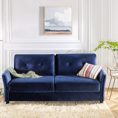 Ember Interiors Ricardo Sofa, Navy Velvet**New in box**