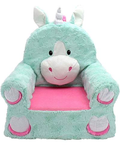 Animal Adventure - Sweet Seats - Teal Unicorn Children's Plush Chair- NEW IN BAG!!!