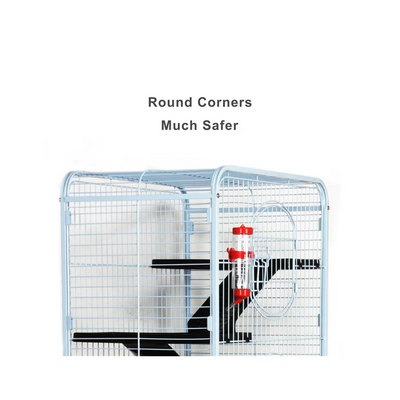 Yaheetech 52" 6 Level Indoor Ferret and Small Animal Cage, White**New in box**