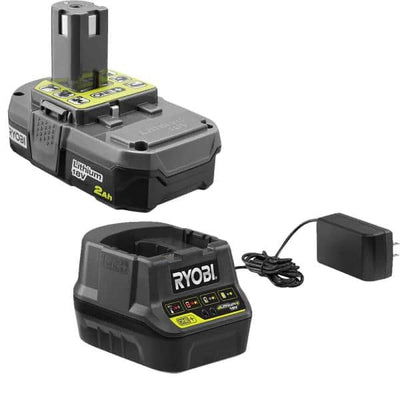 RYOBI ONE+ 18V 100 MPH 325 CFM Cordless Battery Variable Speed Jet Fan Leaf Blower with 4.0 Ah Battery and Charger/ new in box
