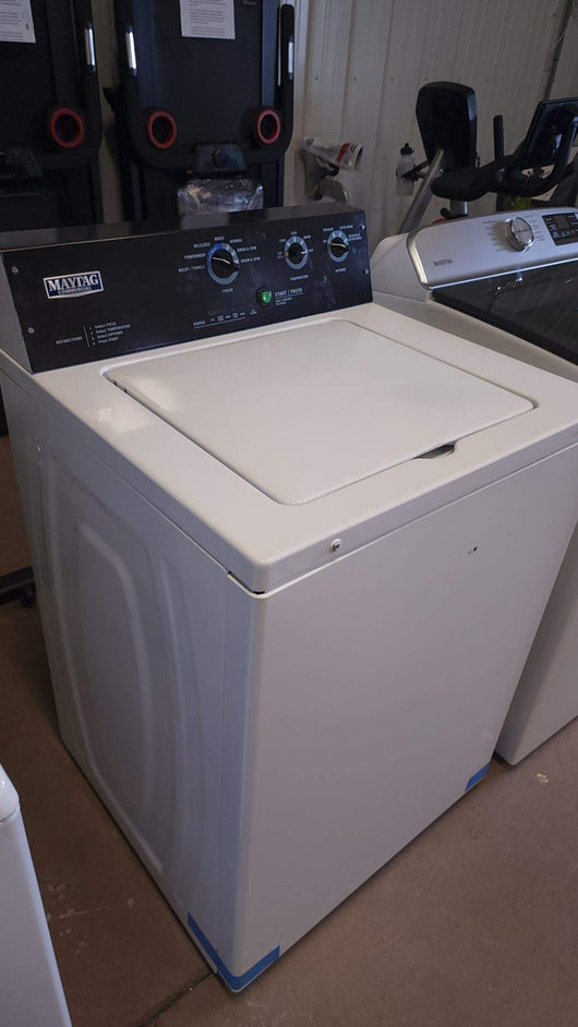 Maytag 3.5-cu ft Commercial-Grade Residential Agitator Top-Load Washer - White (used- tested and works great) included in 20% off clearance sale!