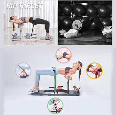 seanleecore Multi-Function Deep Sissy Squat Machine Home Gym Hip Thrust Machine Booty Sprout Home Workout Equipment for Women & Men- NEW AND ASSEMBLED!!!!