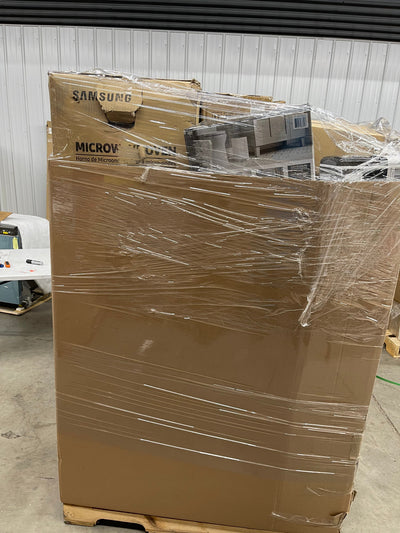 Jumbo huge liquidation pallet- over 7 ft tall ! Pallet number 8751
