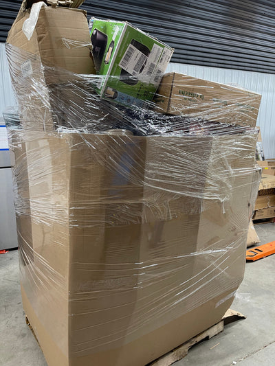 Jumbo huge liquidation pallet- over 7 ft tall ! Pallet number 8804