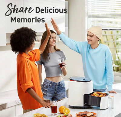 COSORI Air Fryer 4 Qt, 7 Cooking Functions Airfryer, 150+ Recipes on Free App, 97% less fat Freidora de Aire, Dishwasher-safe, Designed for 1-3 People, Lite 4.0-Quart Smart Air Fryer, White- NEW