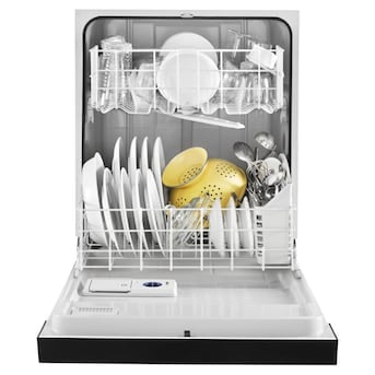 Whirlpool Front Control 24-in Built-In Dishwasher (Black) ENERGY STAR, 55-dBA Item #838383 Model #WDF330PAHB. Used - return from major department store- good condition