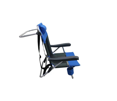 Outdoor Spectator 2 Pack Multiple Positions Beach Chair - Blue- NEW OUT OF BOX!!!