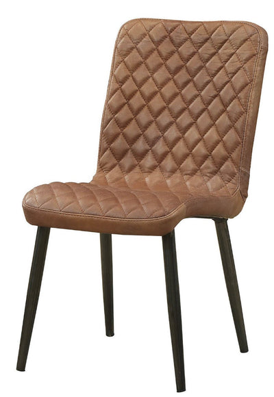 Acme Furniture Millerton 2 Piece Side Chairs, Vintage Chocolate!! NEW OUT OF BOX!!