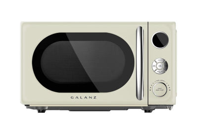 Galanz 0.7 Cu. ft. Retro Countertop Microwave Oven, 700 Watts, Cream Soda White- NEW IN BOX!!!!