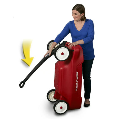 Radio Flyer, Pathfinder 2-in-1 Wagon, Folding Seats, Red**New in box**