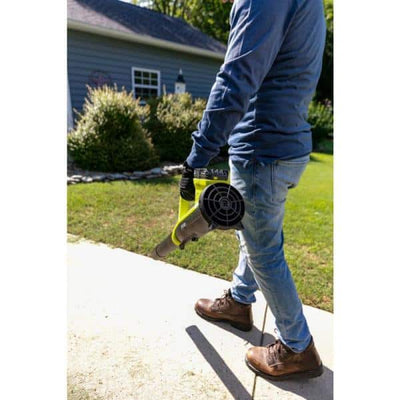 RYOBI ONE+ 18V 100 MPH 325 CFM Cordless Battery Variable Speed Jet Fan Leaf Blower with 4.0 Ah Battery and Charger/ new in box