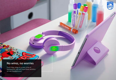 Philips K4206 Kids Wireless on-Ear Headphones- NEW IN BOX!!!