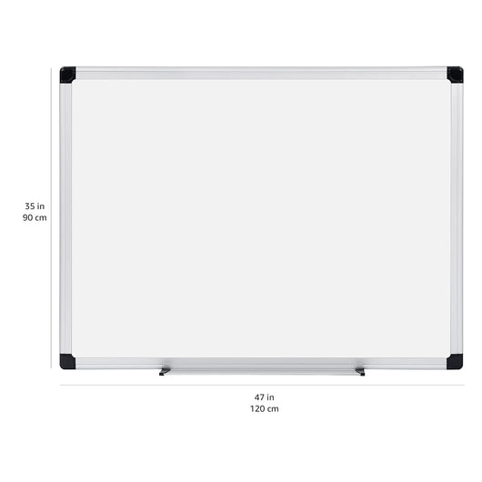 Amazon Basics Magnetic Dry Erase White Board, 35 x 47-Inch Whiteboard - Silver Aluminum Frame**New**