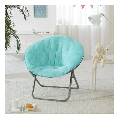 Mainstays Faux Fur Saucer™ Chair, Aqua**New**