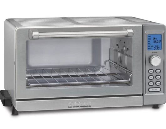 Cuisinart TOB-135N Deluxe Convection Toaster Oven Broiler, Brushed Stainless**new in box**