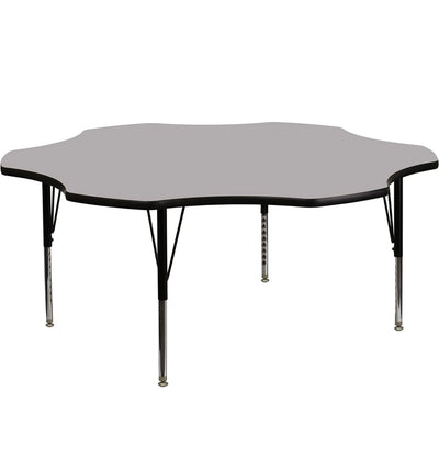 Flash Furniture 60'' Flower Grey Thermal Laminate Activity Table - NEW IN BOX! (TABLE TOP ONLY, NO LEGS!)