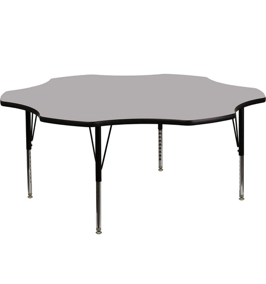 Flash Furniture 60'' Flower Grey Thermal Laminate Activity Table - NEW IN BOX! (TABLE TOP ONLY, NO LEGS!)