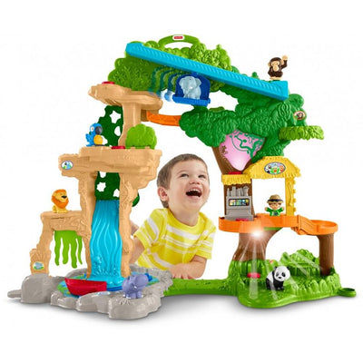 Little People Fisher-Price Share & Care Safari Interactive Action Figure Set with Lights & Sounds**New in Box**