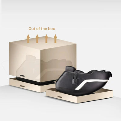 BOSSCARE Assembled Massage Chair Recliner with Zero Gravity Full Body Massage Brown!  -Brand new and assembled (Has one small tear on the top of the back edge, photos shown)