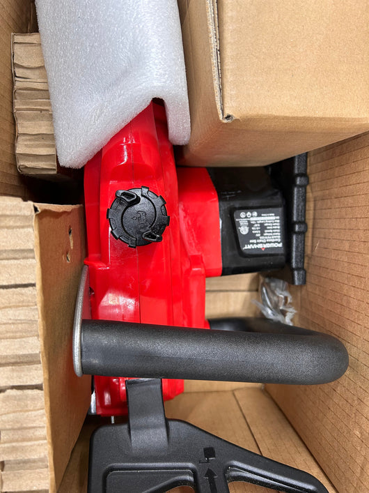 PowerSmart Electric Chainsaw 20V Battery Powered, Cordless Chain Saw With 12 Inch Chain and Bar, 4Ah Battery And Fast Charger Included! (USED ONCE - VERY CLEAN!)  -Used once very clean, photos shown