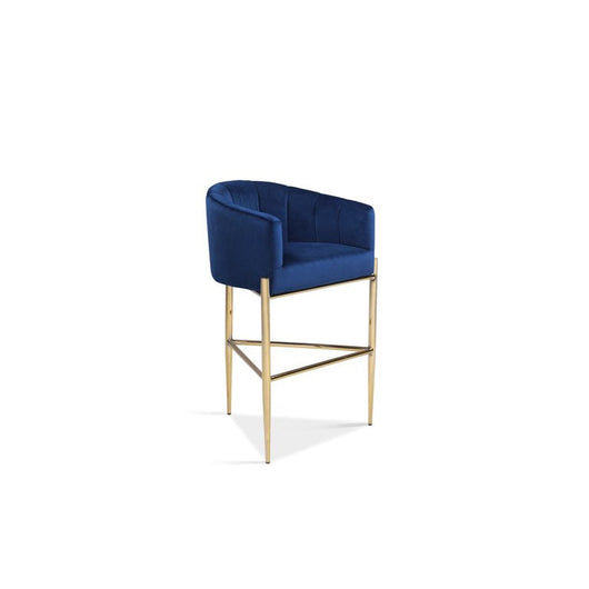 Chic Home Ivah Velvet Upholstered 3 Legged Bar Stool Chair**New in Box**