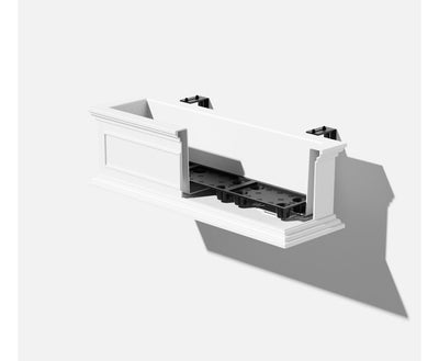 Brixton 36”x11”x11” White Window Boxes Set of 2 (new in the box)