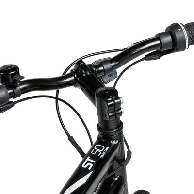 Decathlon Rockrider ST50, 21 Speed Aluminum Mountain Bike, 26", Unisex Black, Medium- brand new and assembled
